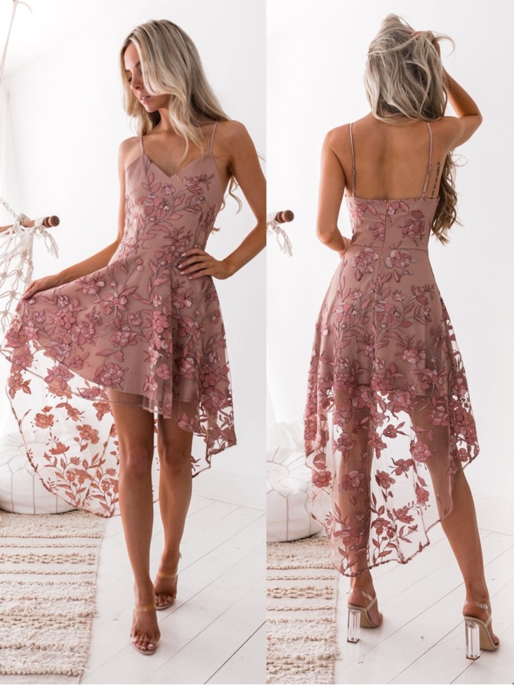 TwoSisters The Label Sadie High Low Dress